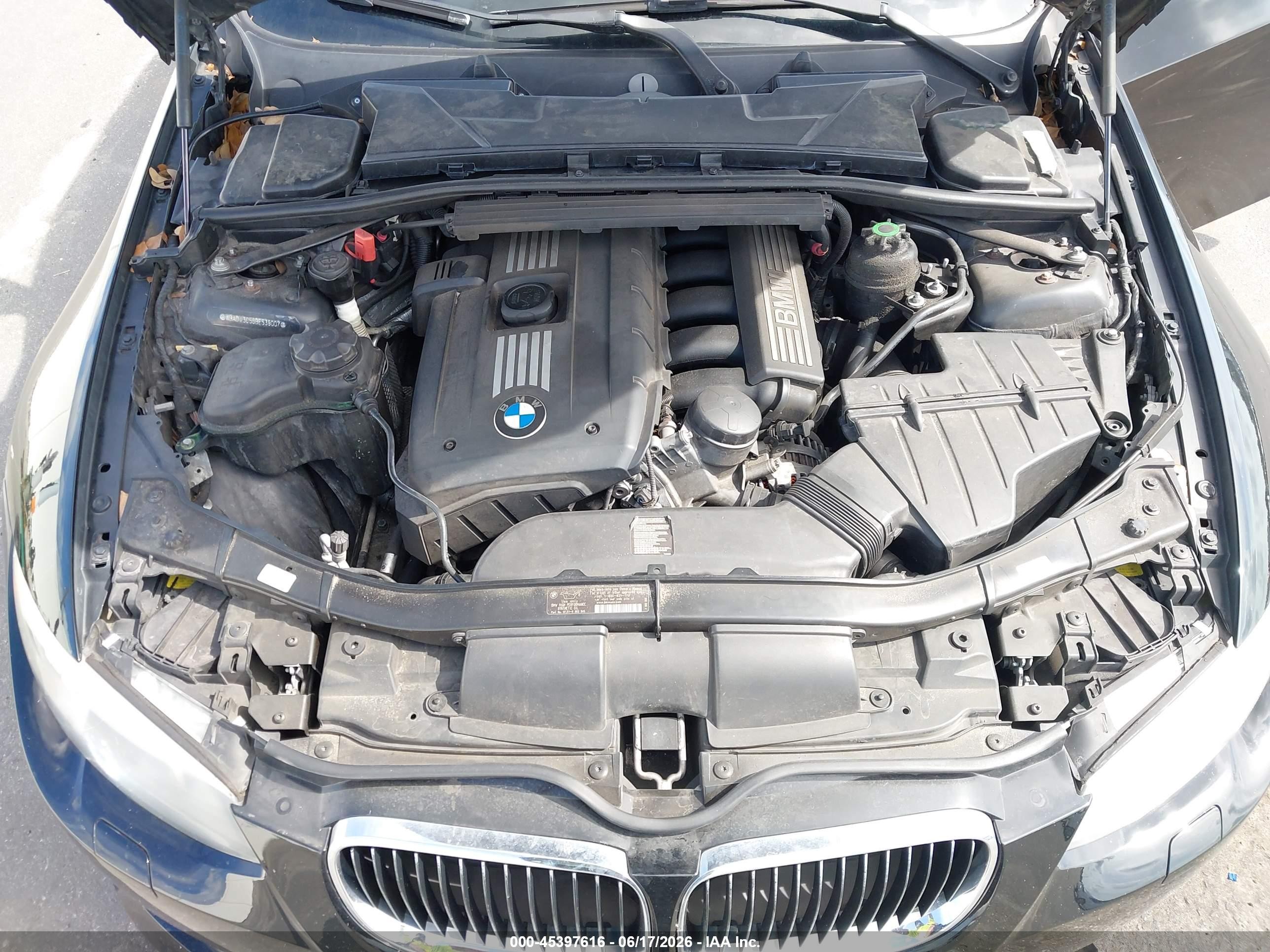 2011 Bmw 328i Black vin: WBADW3C56BE539007