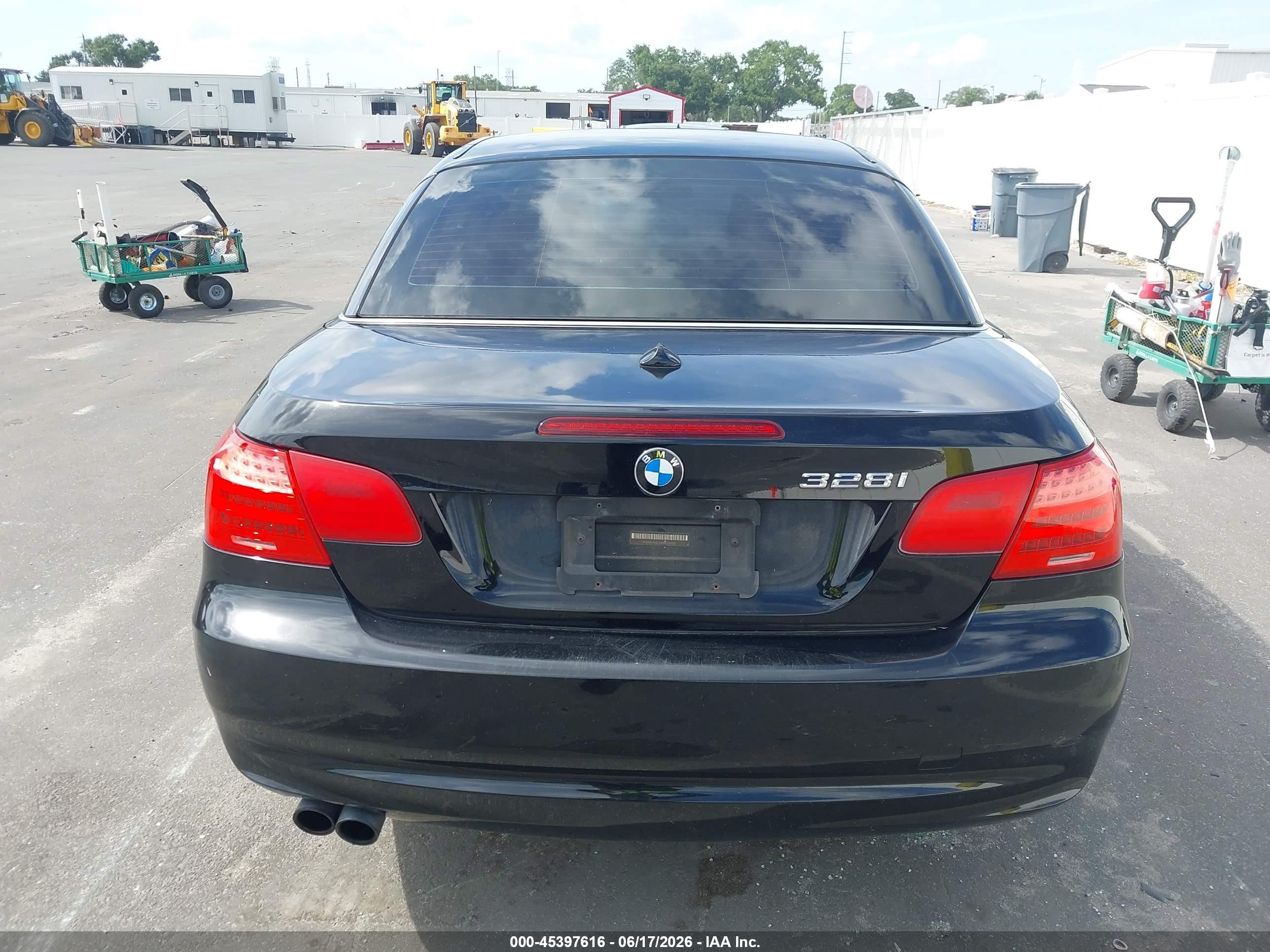 2011 Bmw 328i Black vin: WBADW3C56BE539007