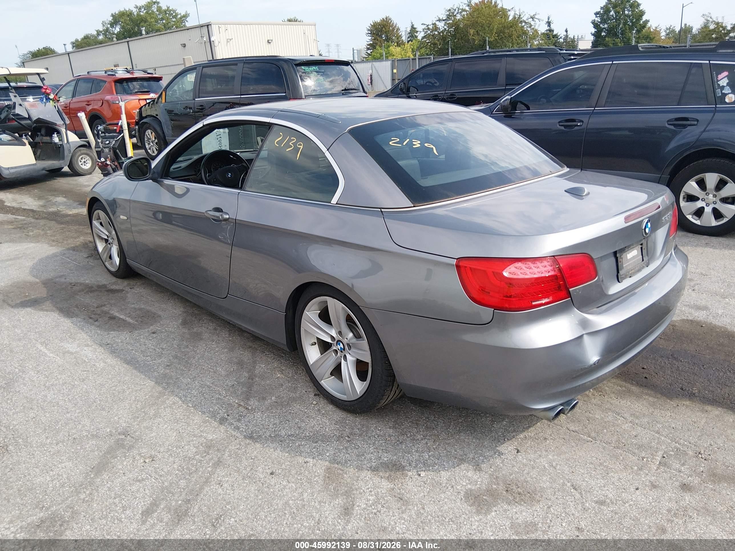 2011 Bmw 328i   Gray vin: WBADW3C56BE539394