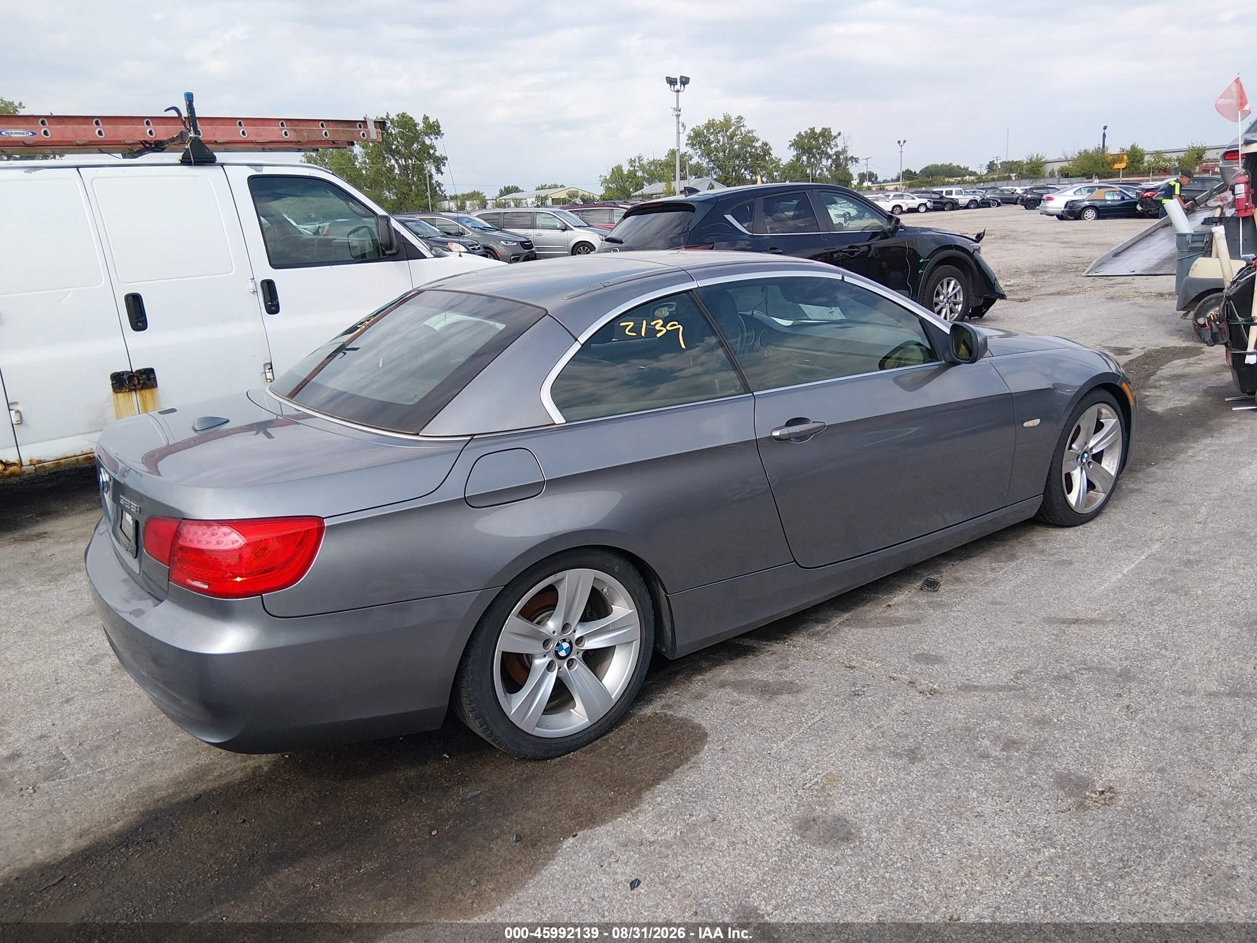 2011 Bmw 328i   Gray vin: WBADW3C56BE539394