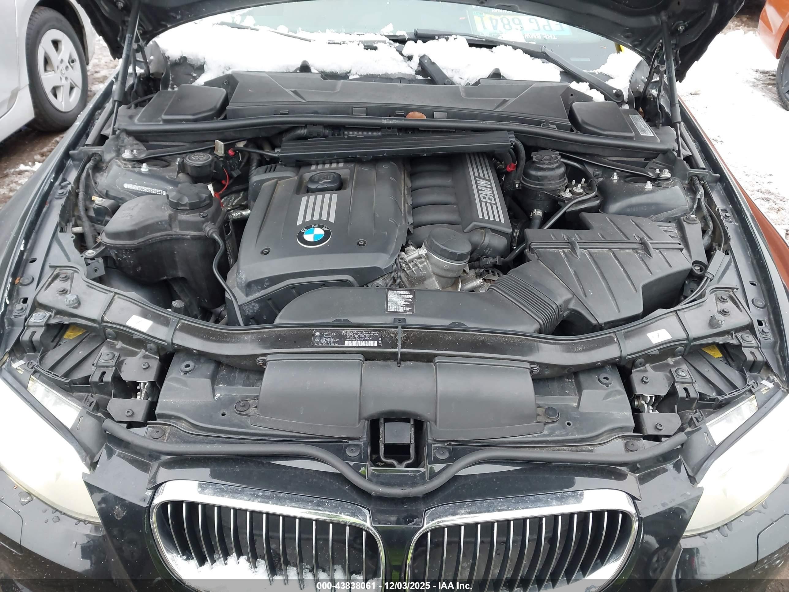 2012 Bmw 3 Series 328i Black vin: WBADW3C56CE823853