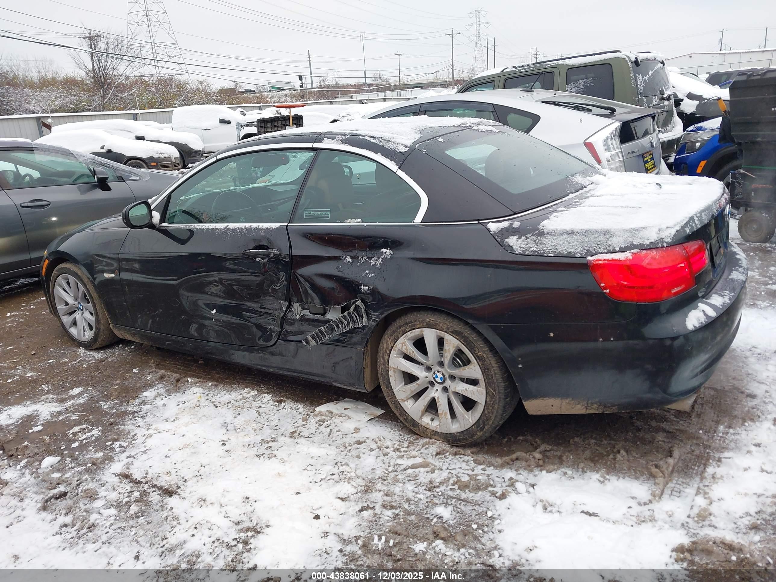 2012 Bmw 3 Series 328i Black vin: WBADW3C56CE823853
