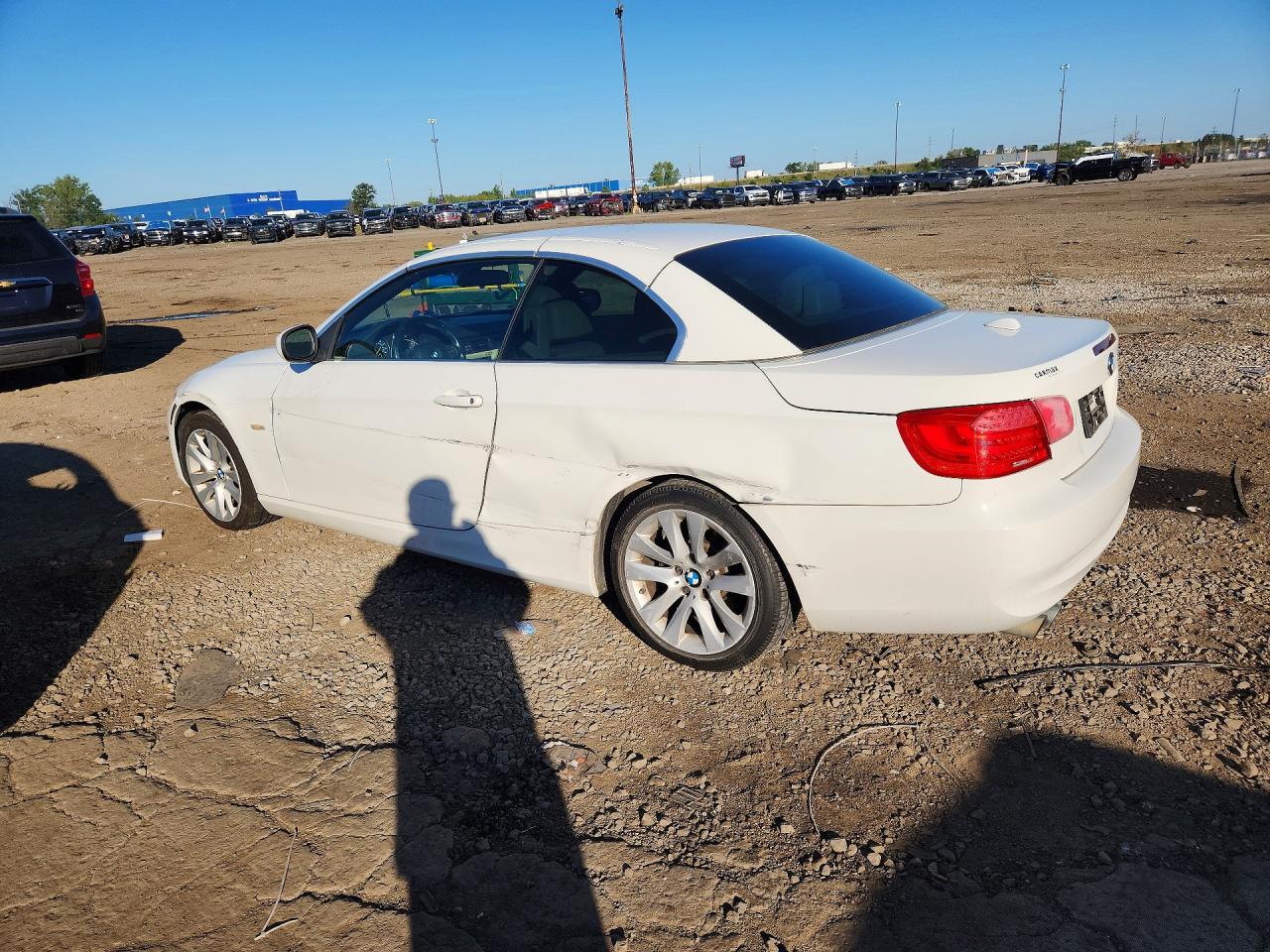 2011 Bmw 328 I White vin: WBADW3C57BE541137