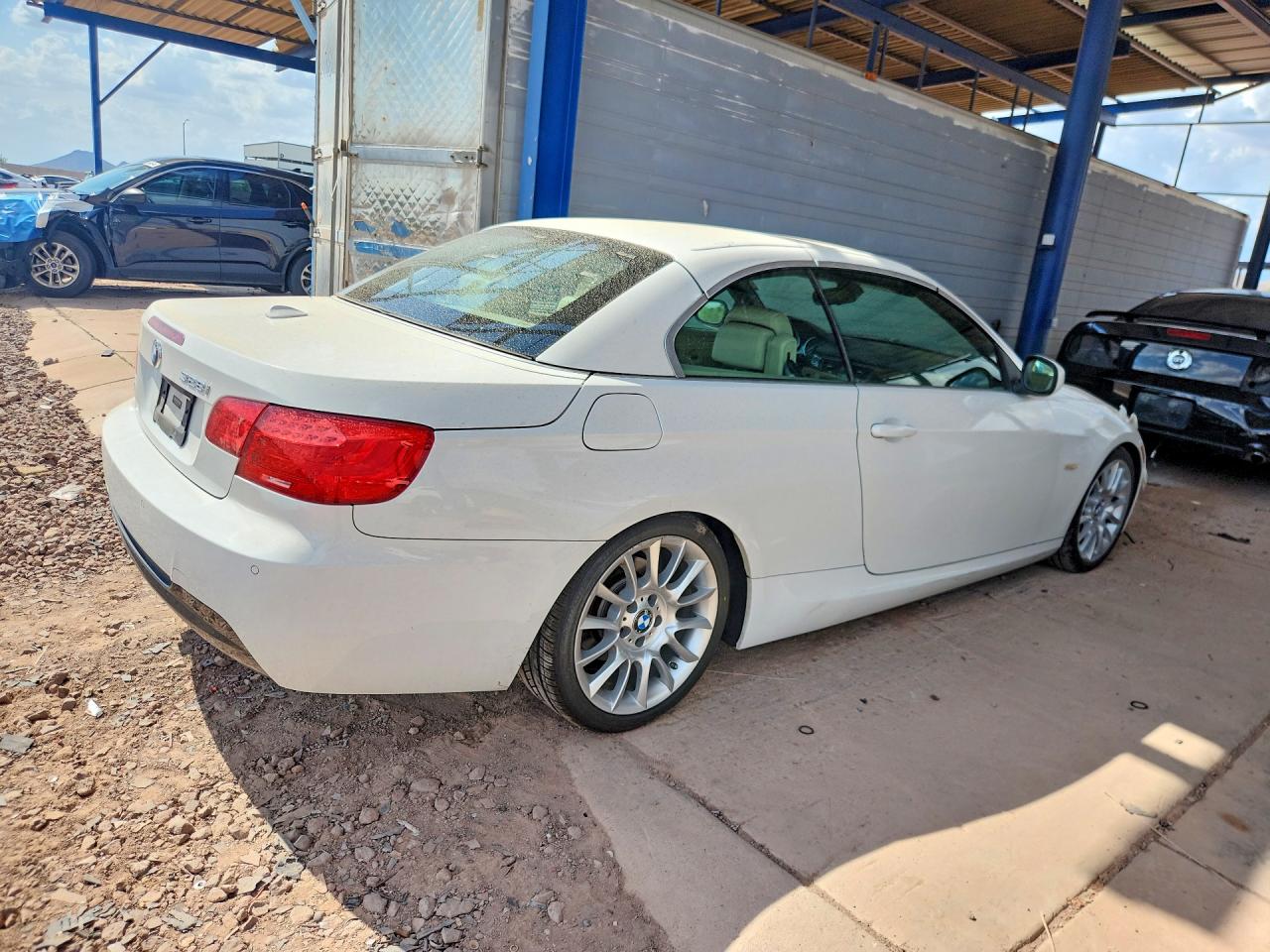 2012 Bmw 328 I White vin: WBADW3C58CE824227
