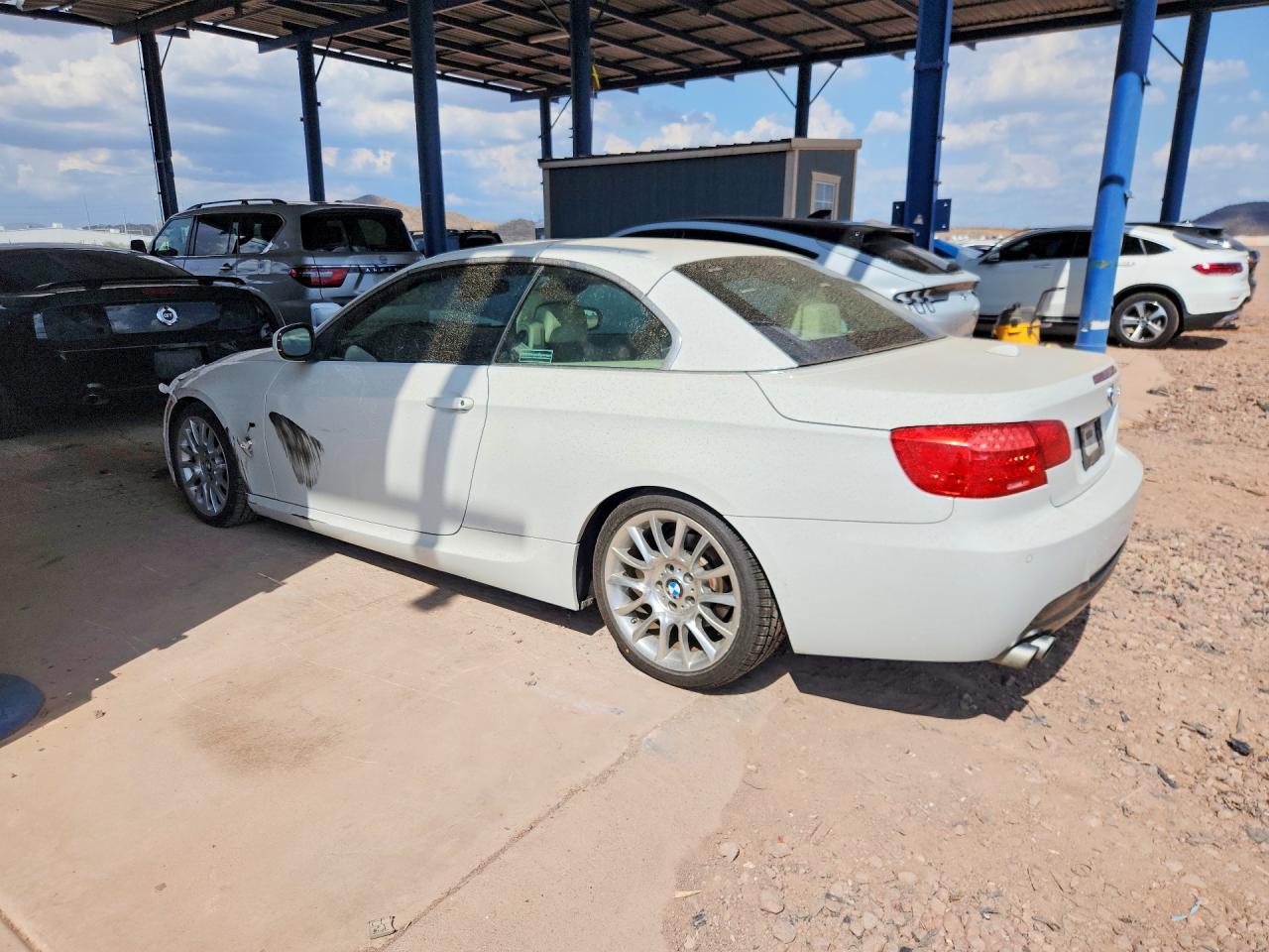 2012 Bmw 328 I White vin: WBADW3C58CE824227
