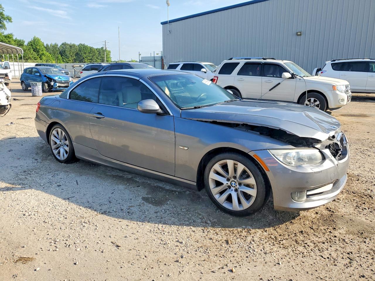 2013 Bmw 328 I Gray vin: WBADW3C58DJ527242