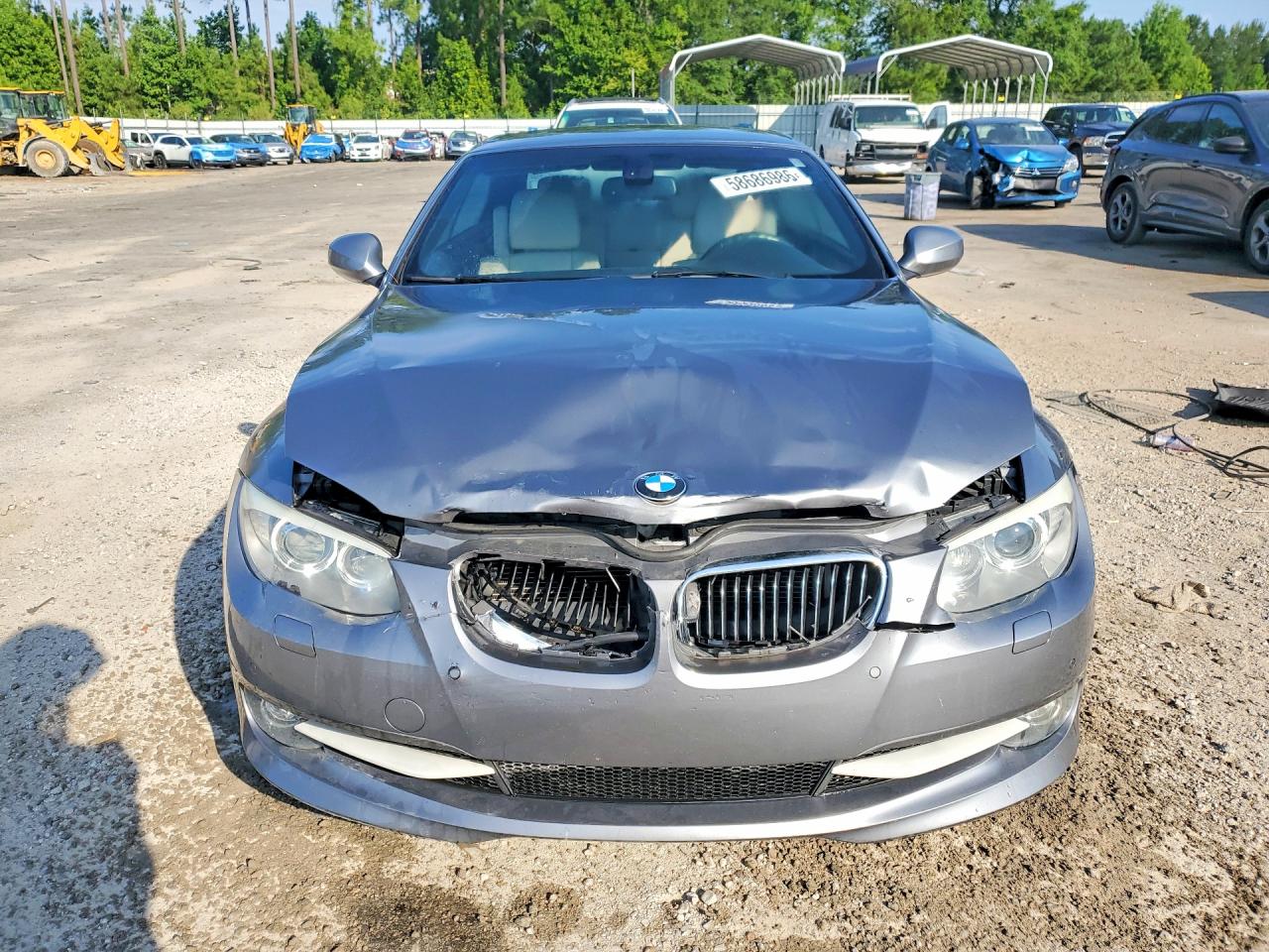 2013 Bmw 328 I Gray vin: WBADW3C58DJ527242