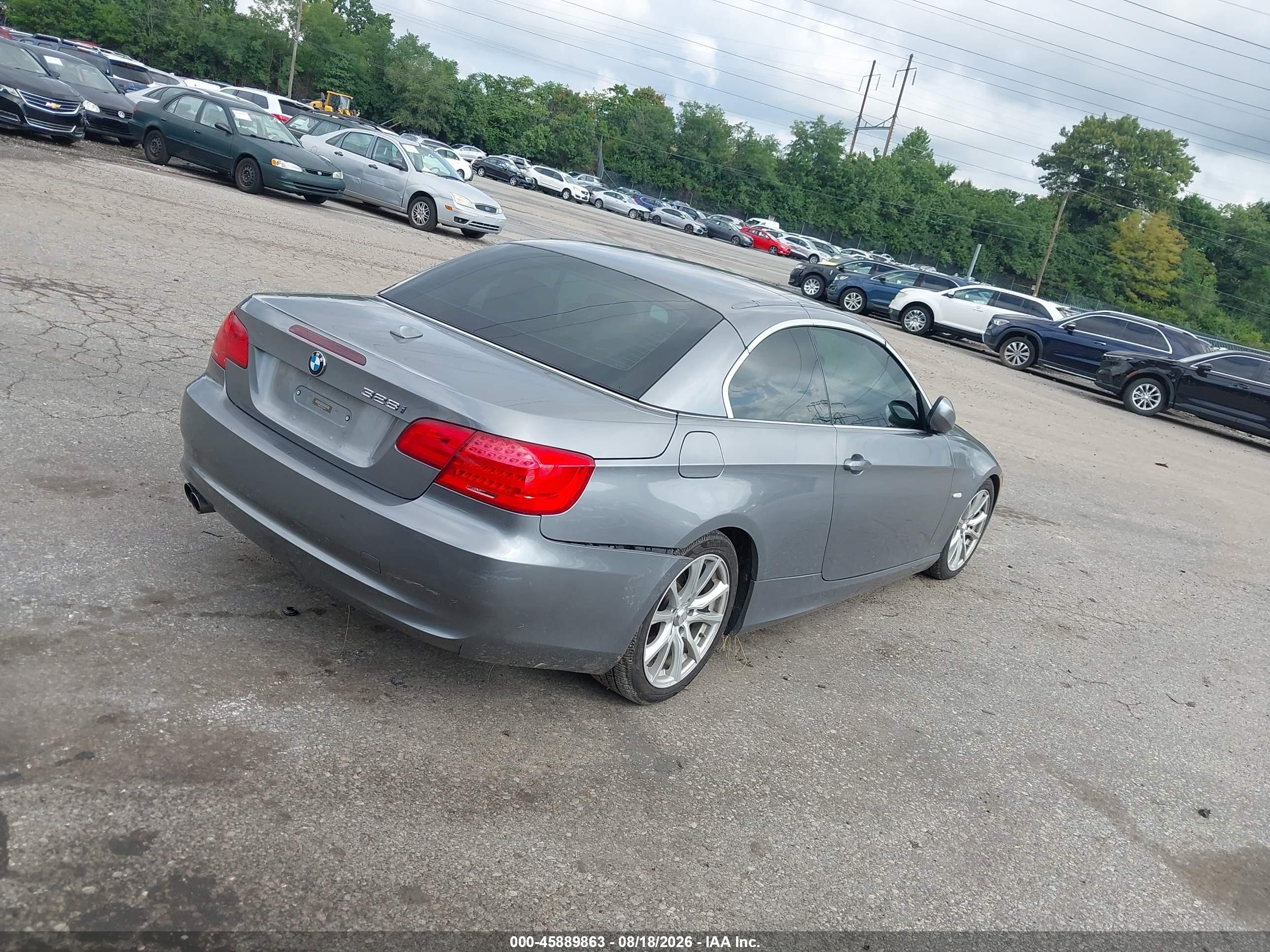 2013 Bmw 328i   Gray vin: WBADW3C59DJ526195