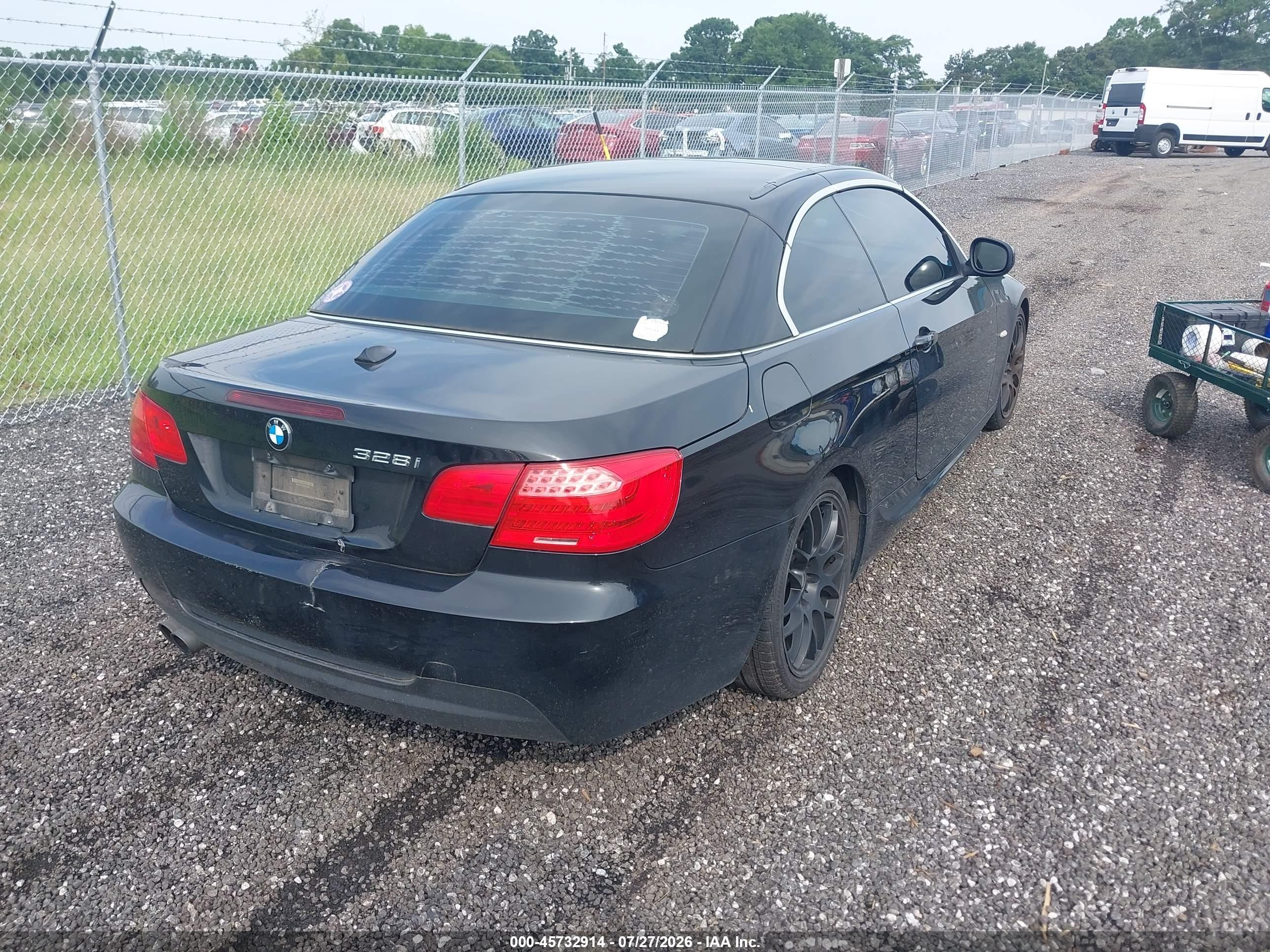 2012 Bmw 328i   Black vin: WBADW3C5XCE823645