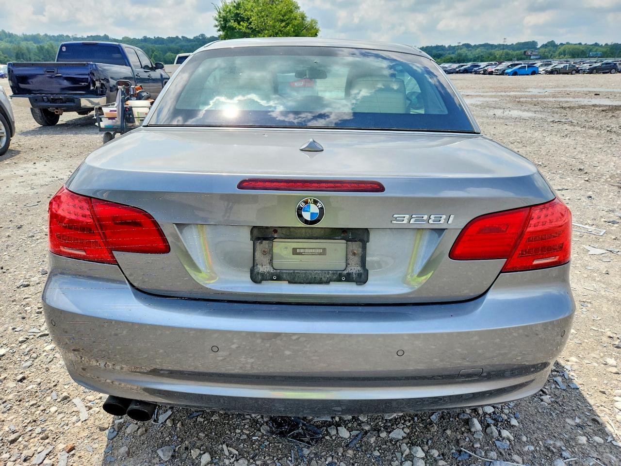 2013 Bmw 328 I Gray vin: WBADW3C5XDJ525170