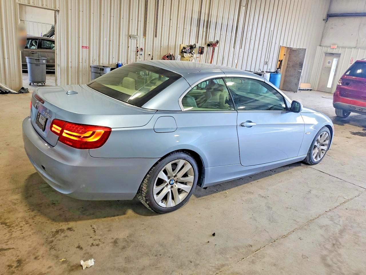 2012 Bmw 328 I Sulev Blue vin: WBADW7C50CE730317