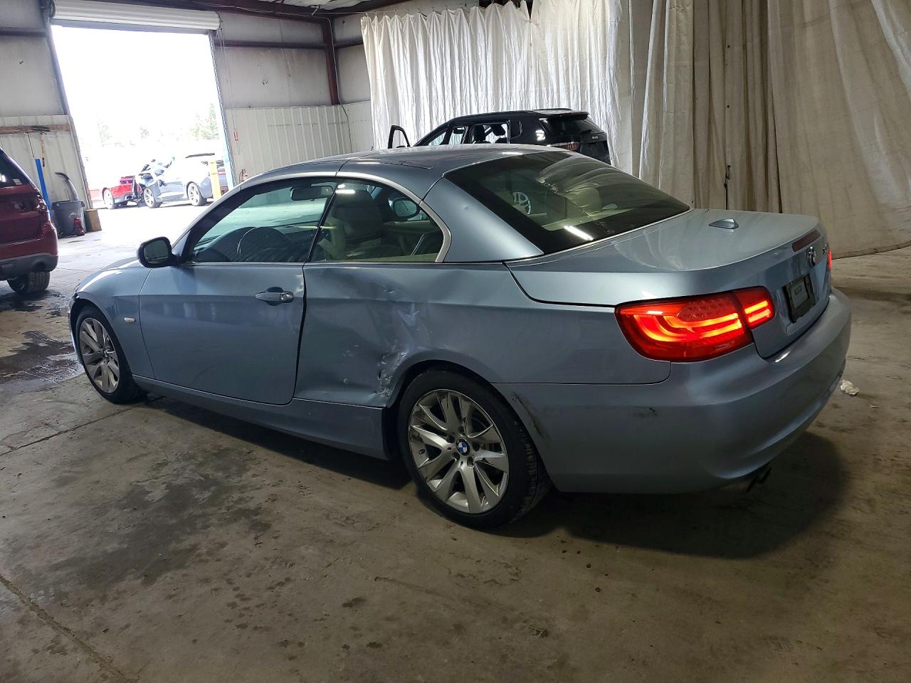 2012 Bmw 328 I Sulev Blue vin: WBADW7C50CE730317