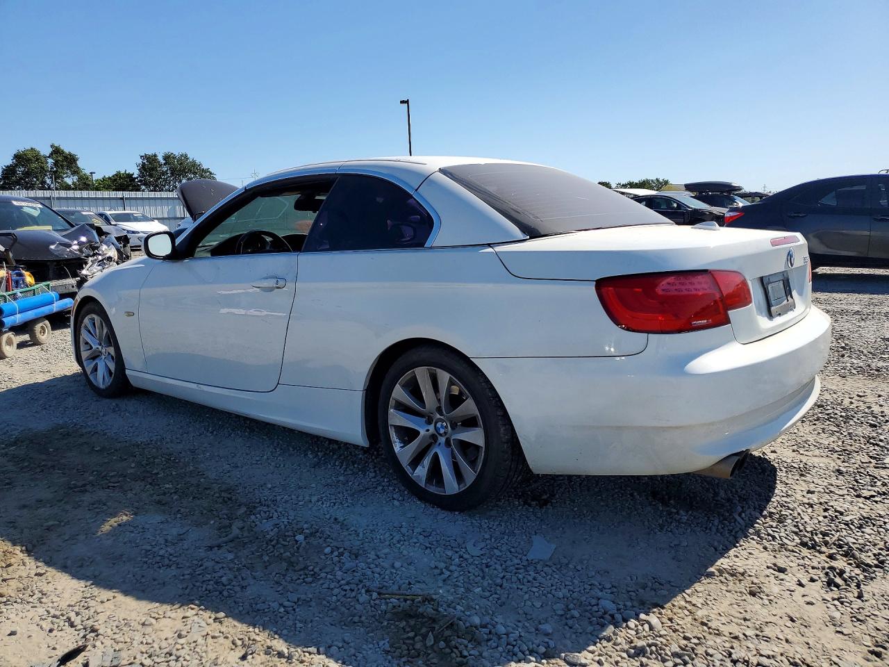 2011 Bmw 328 I Sulev White vin: WBADW7C51BE443678