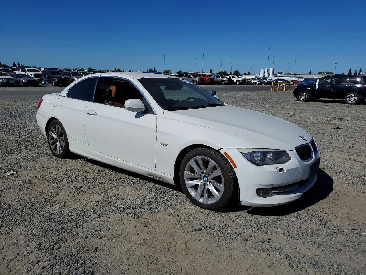 2011 Bmw 328 I Sulev White vin: WBADW7C51BE443678