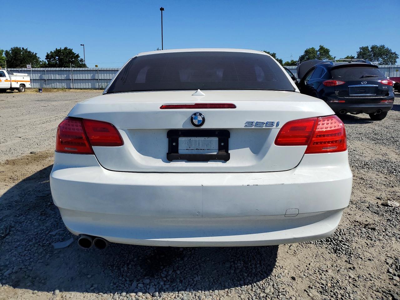 2011 Bmw 328 I Sulev White vin: WBADW7C51BE443678