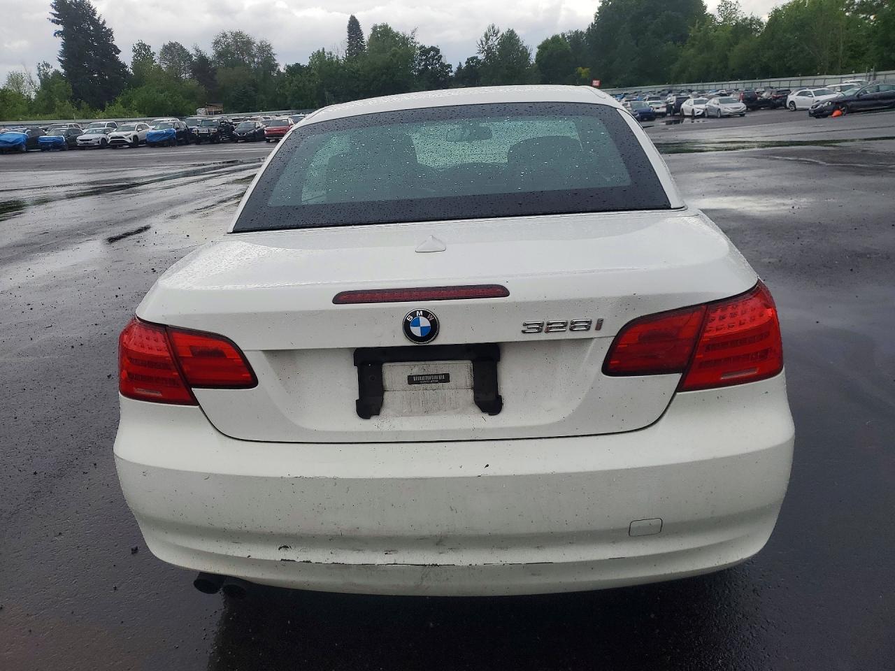 2011 Bmw 328 I Sulev White vin: WBADW7C51BE728087
