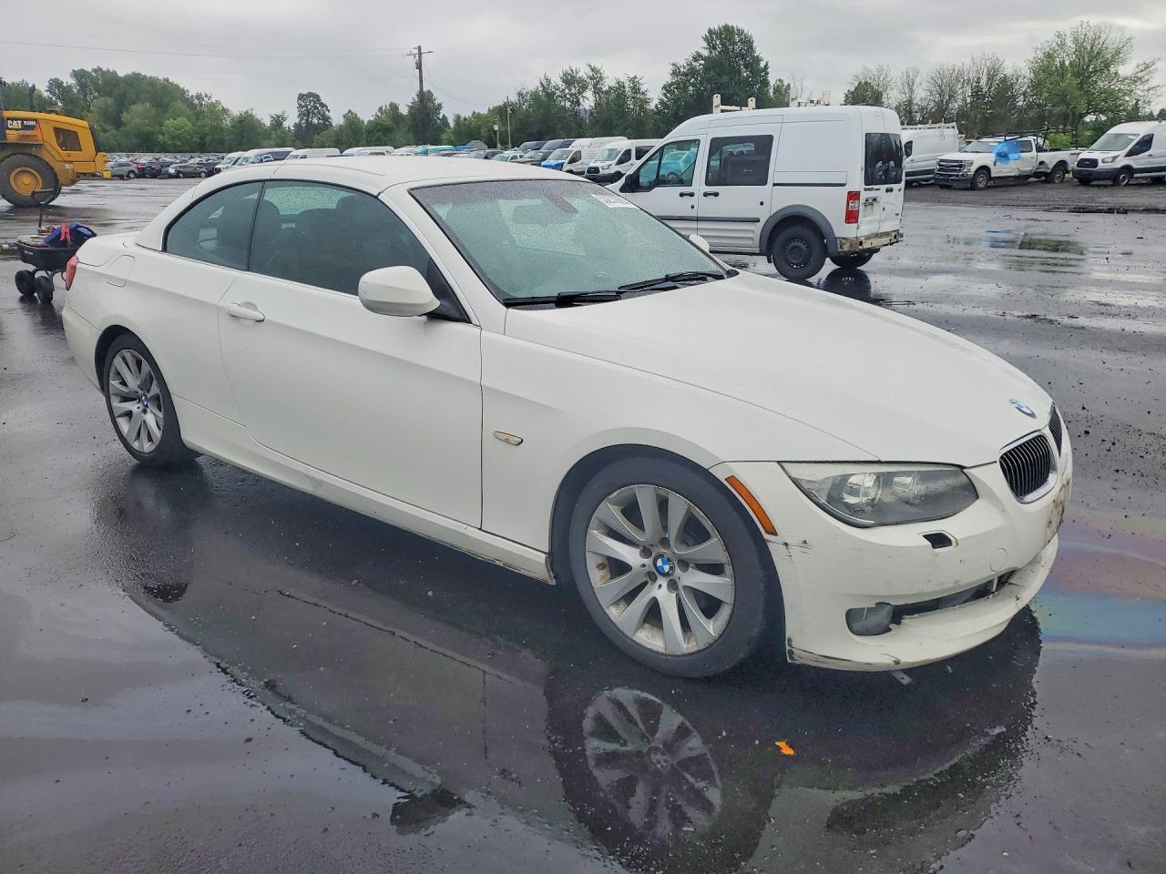 2011 Bmw 328 I Sulev White vin: WBADW7C51BE728087