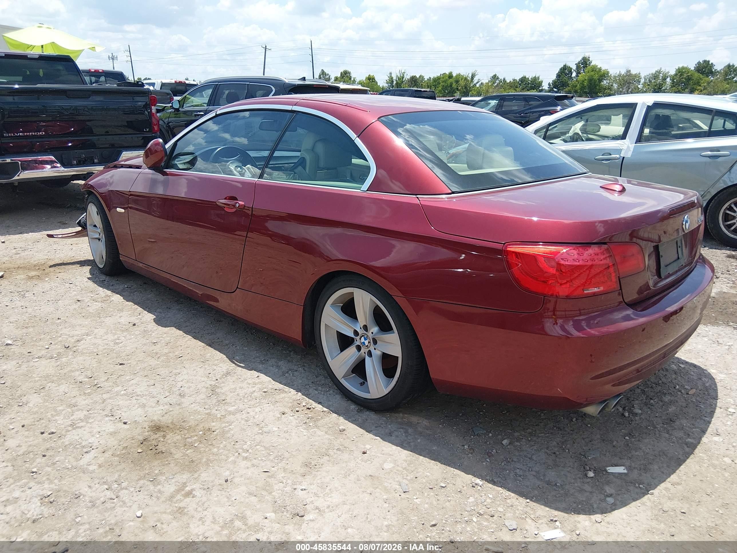 2011 Bmw 328i   Maroon vin: WBADW7C52BE443415