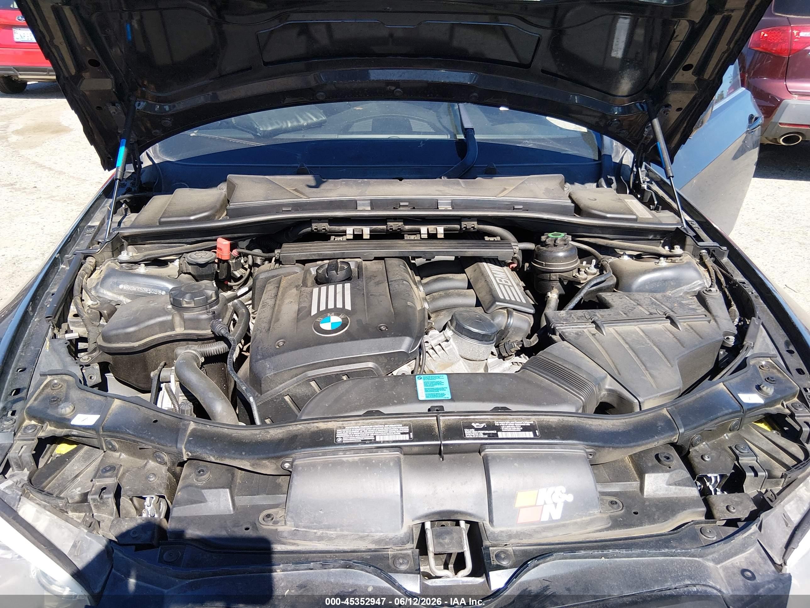 2011 Bmw 328i   Черный vin: WBADW7C52BE544518