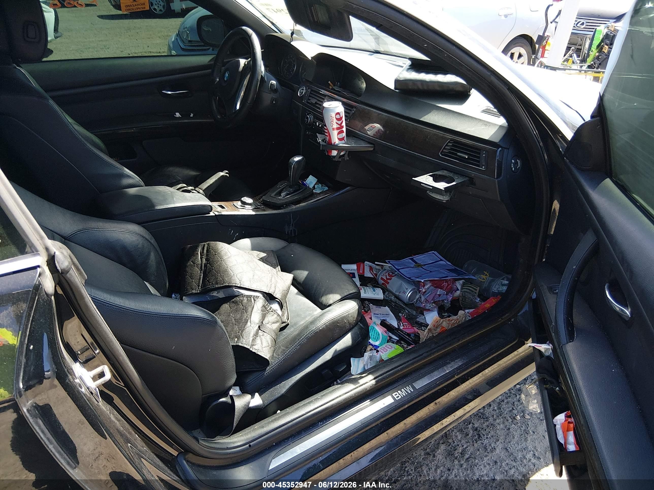 2011 Bmw 328i   Черный vin: WBADW7C52BE544518