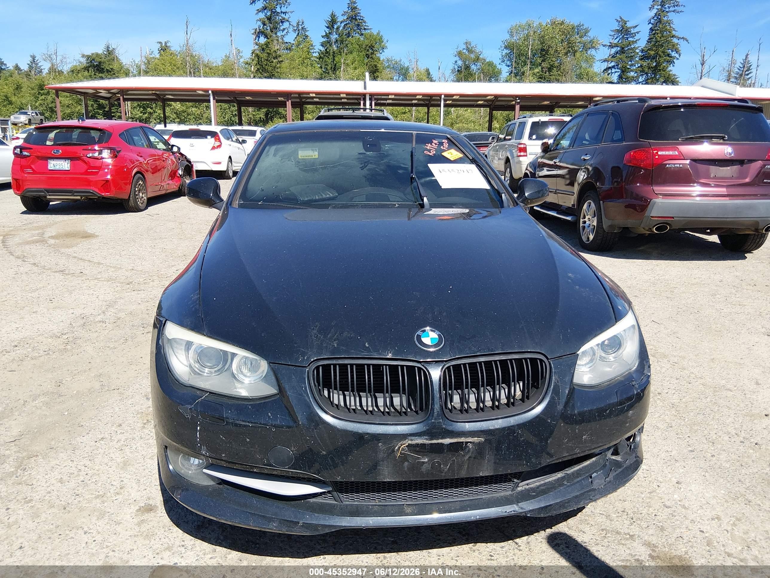 2011 Bmw 328i   Черный vin: WBADW7C52BE544518