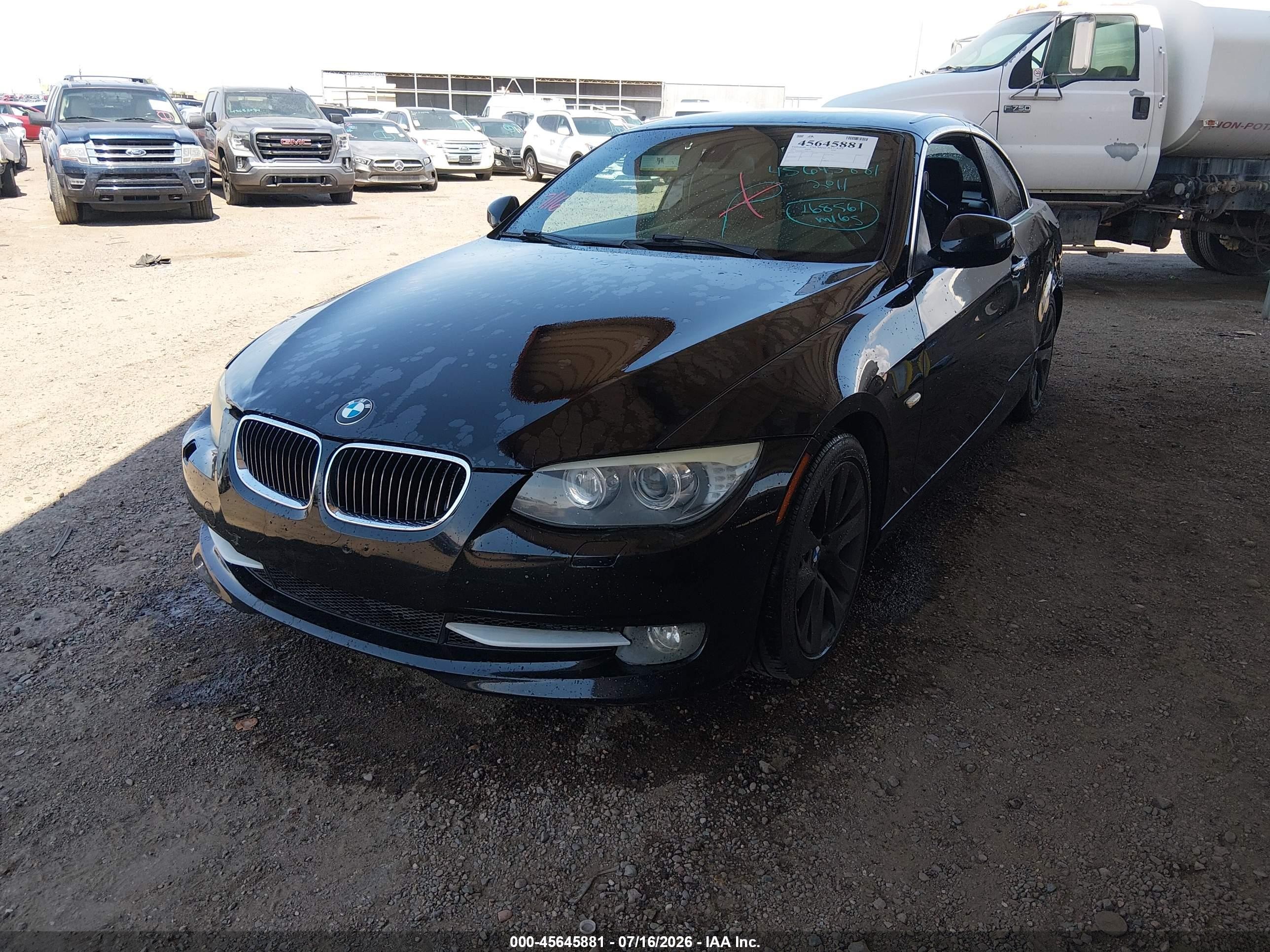 2011 Bmw 328i   Black vin: WBADW7C52BE727627