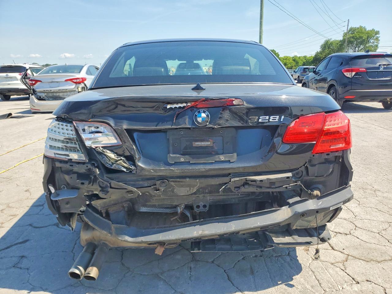 2013 Bmw 328 I Sulev Black vin: WBADW7C52DE440274