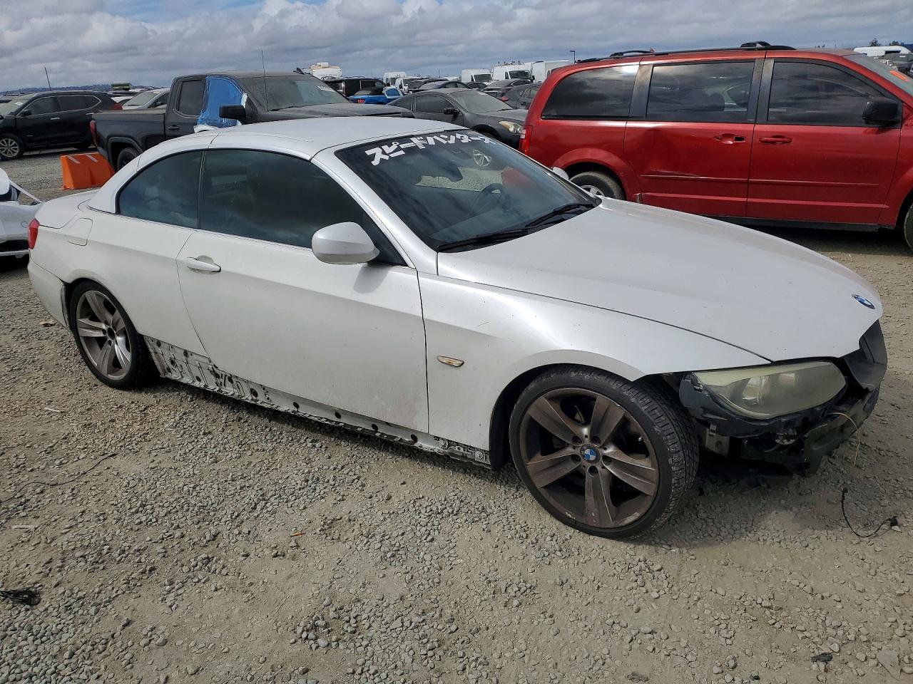 2011 Bmw 328 I Sulev White vin: WBADW7C53BE544155