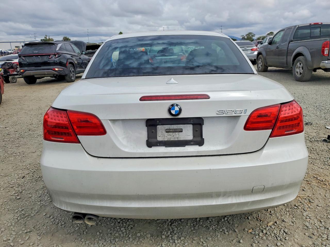2011 Bmw 328 I Sulev White vin: WBADW7C53BE544155