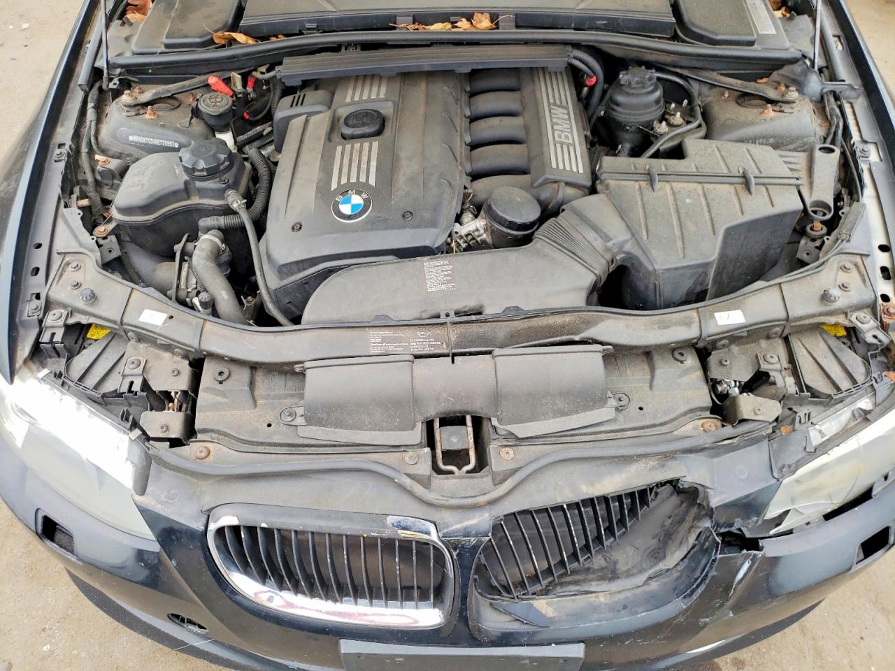 2011 Bmw 328 I Sulev Black vin: WBADW7C54BE726883