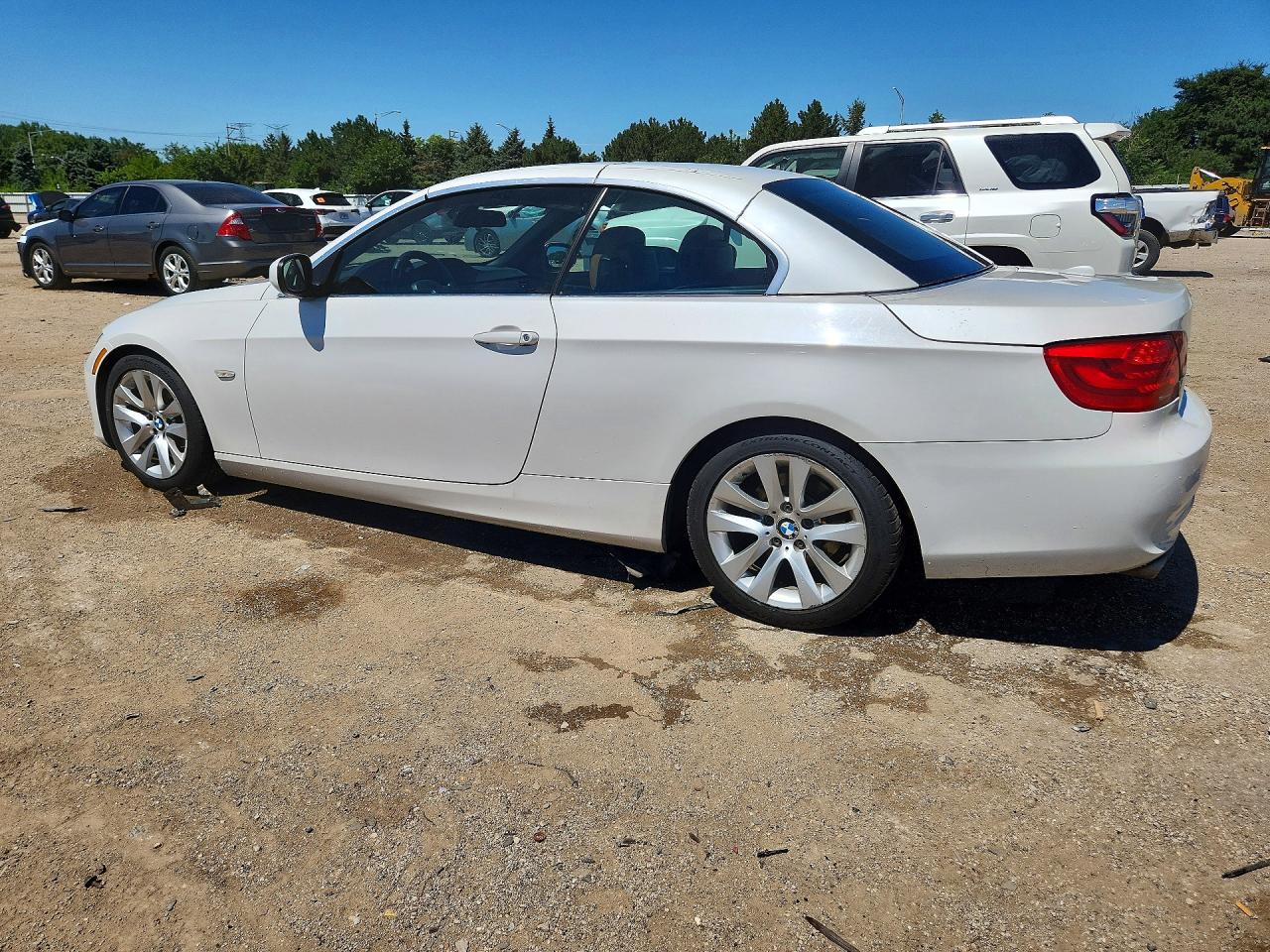 2012 Bmw 328 I Sulev Белый vin: WBADW7C54CE728327