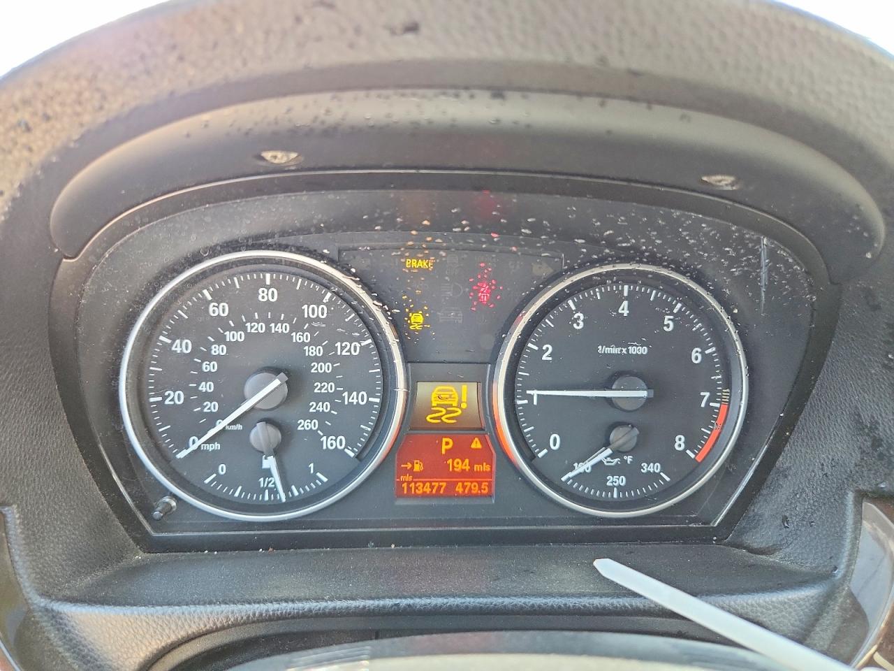 2012 Bmw 328 I Sulev Белый vin: WBADW7C54CE728327