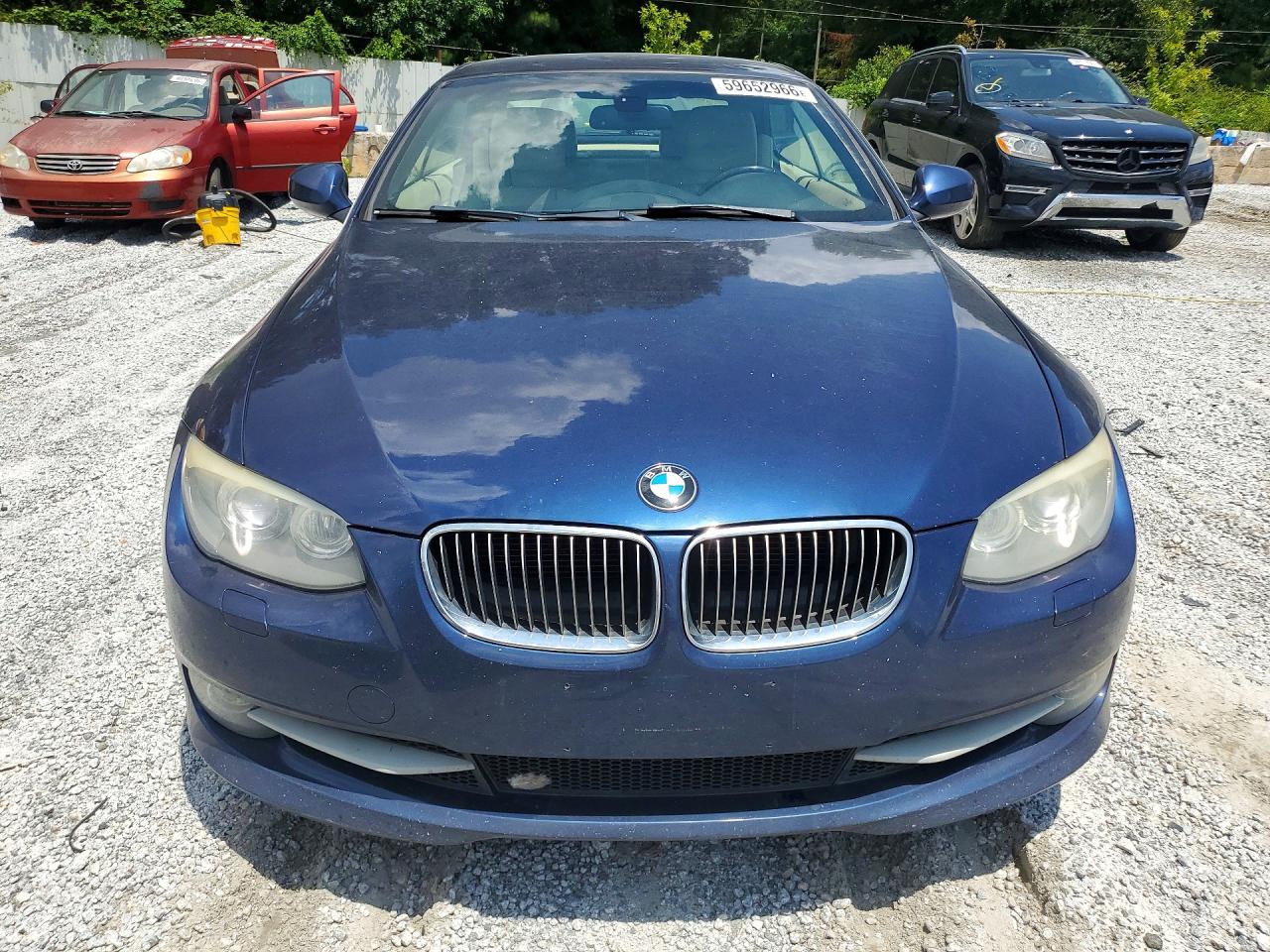 2011 Bmw 328 I Sulev Blue vin: WBADW7C55BE545128