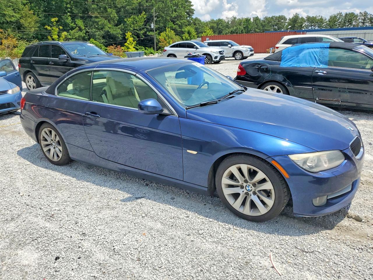 2011 Bmw 328 I Sulev Blue vin: WBADW7C55BE545128