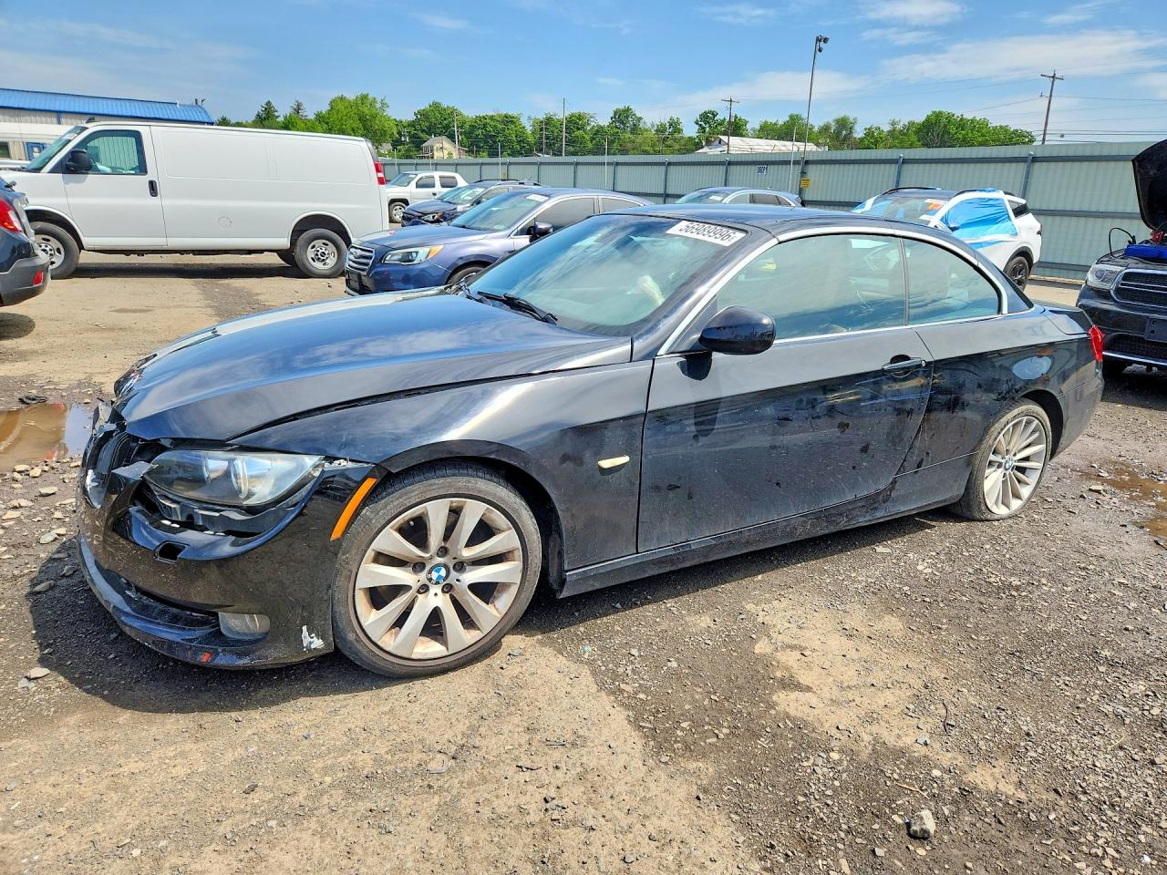 2011 Bmw 328 I Sulev Black vin: WBADW7C55BE727332