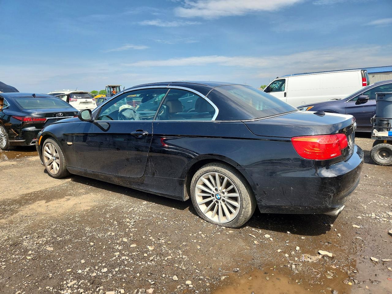 2011 Bmw 328 I Sulev Black vin: WBADW7C55BE727332
