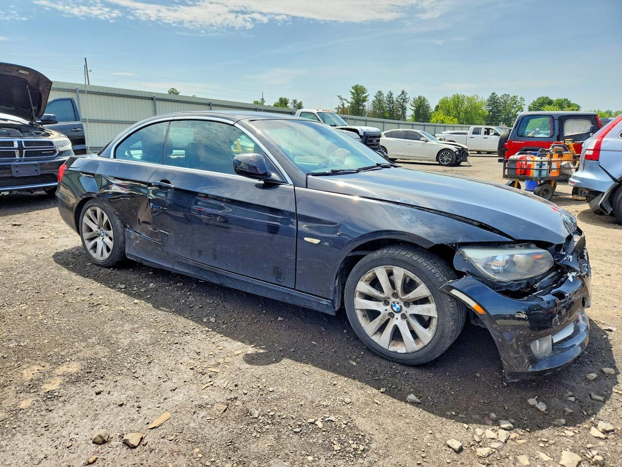 2011 Bmw 328 I Sulev Black vin: WBADW7C55BE727332