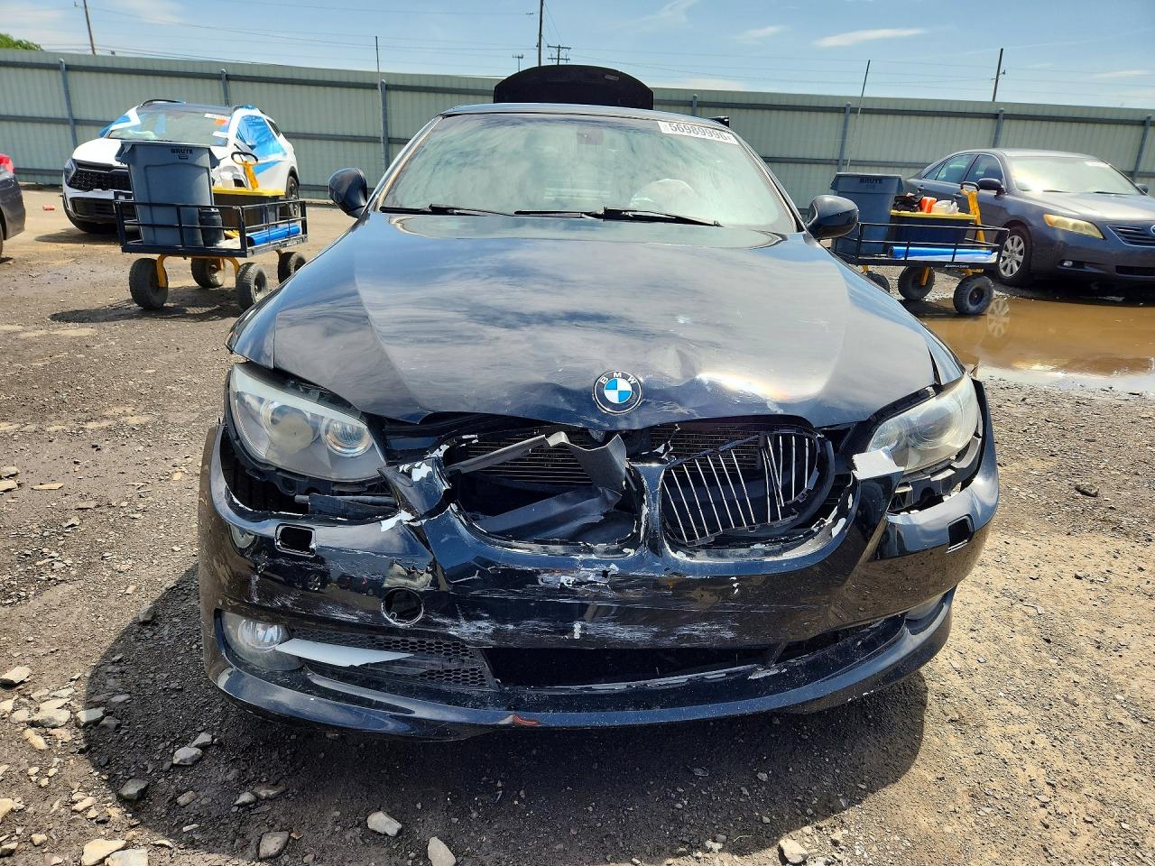 2011 Bmw 328 I Sulev Black vin: WBADW7C55BE727332