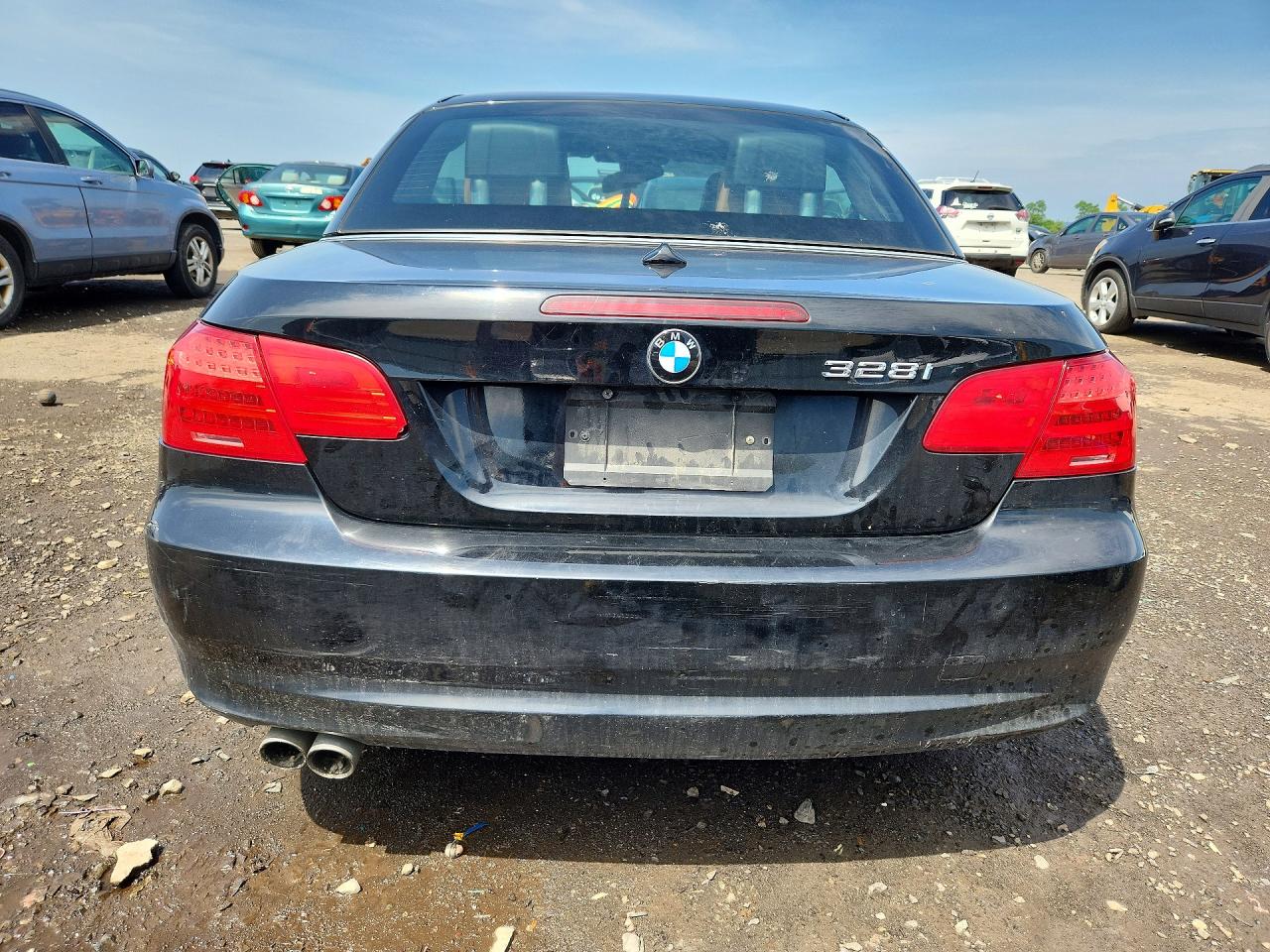 2011 Bmw 328 I Sulev Black vin: WBADW7C55BE727332