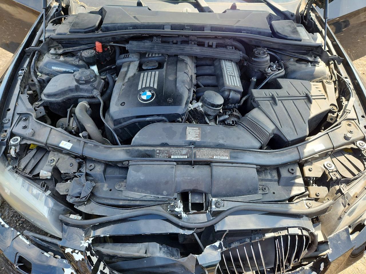 2011 Bmw 328 I Sulev Black vin: WBADW7C55BE727332