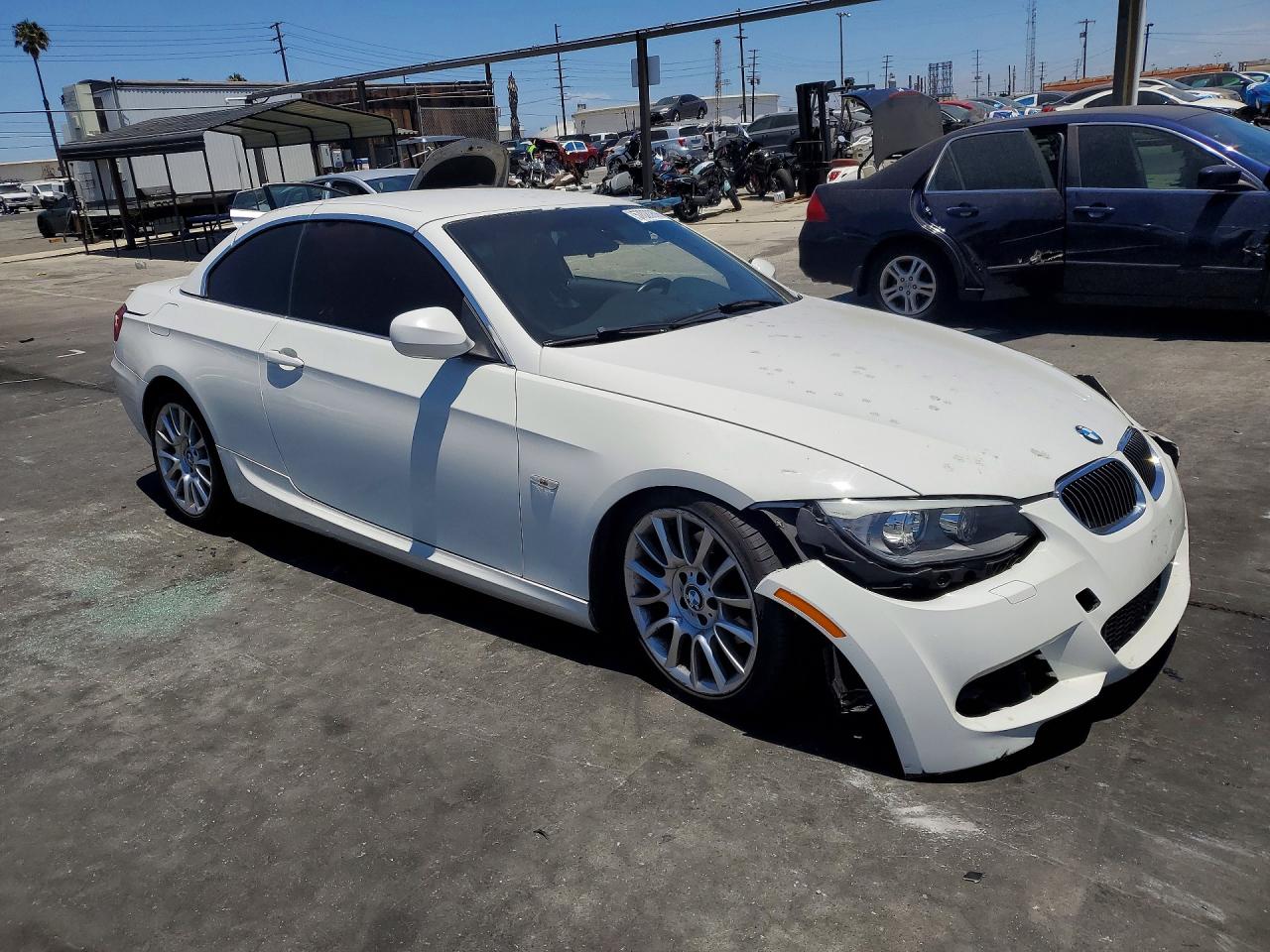 2013 Bmw 328 I Sulev White vin: WBADW7C55DE731741