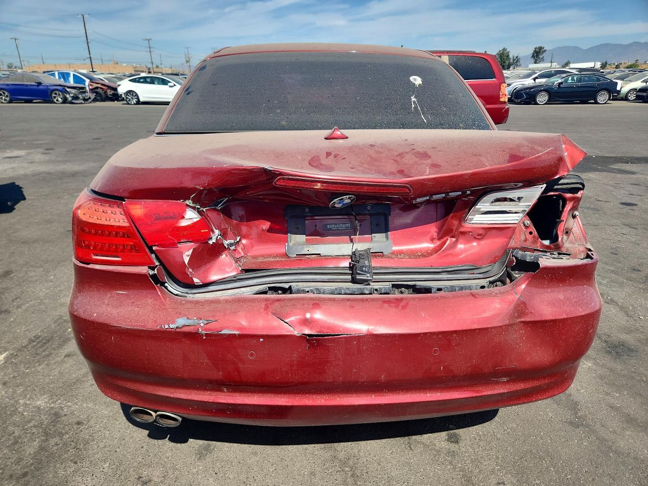 2013 Bmw 328 I Sulev Red vin: WBADW7C55DE732968