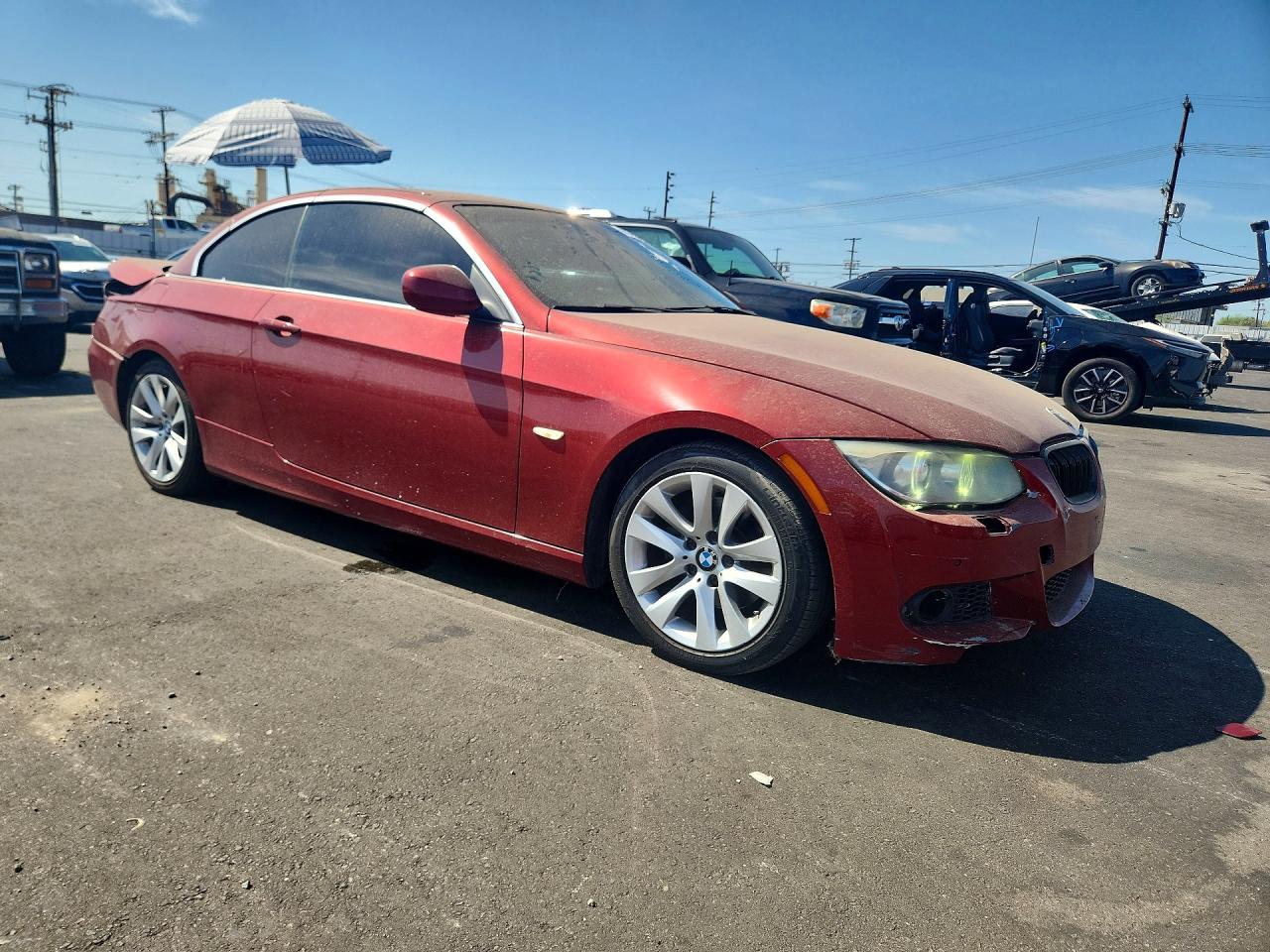 2013 Bmw 328 I Sulev Red vin: WBADW7C55DE732968