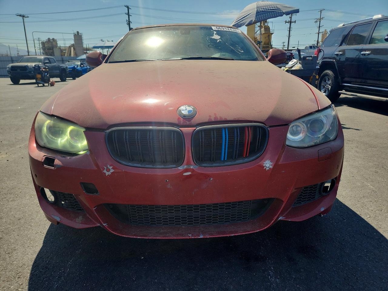 2013 Bmw 328 I Sulev Red vin: WBADW7C55DE732968