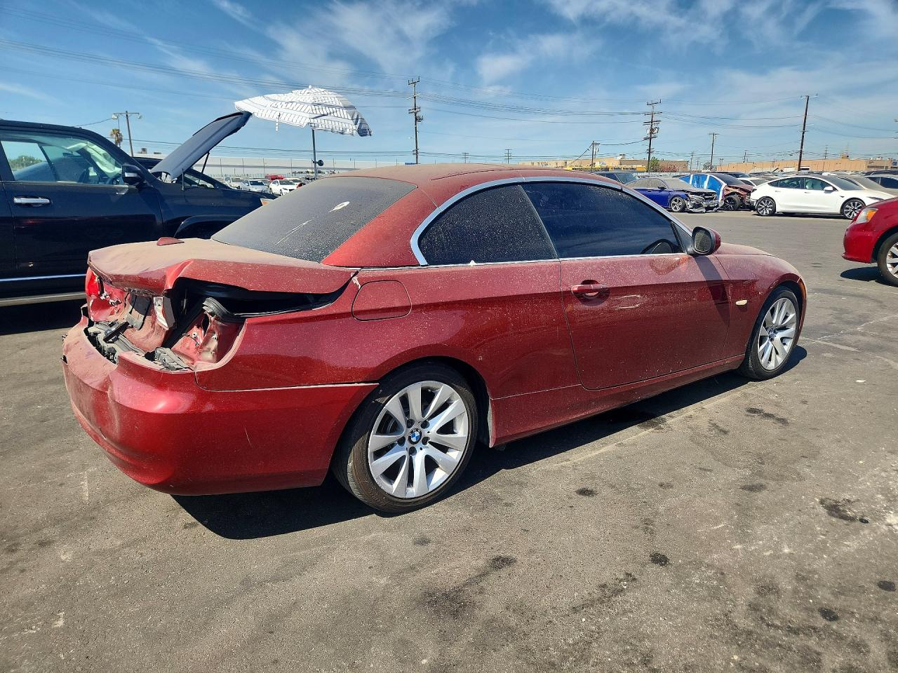 2013 Bmw 328 I Sulev Red vin: WBADW7C55DE732968