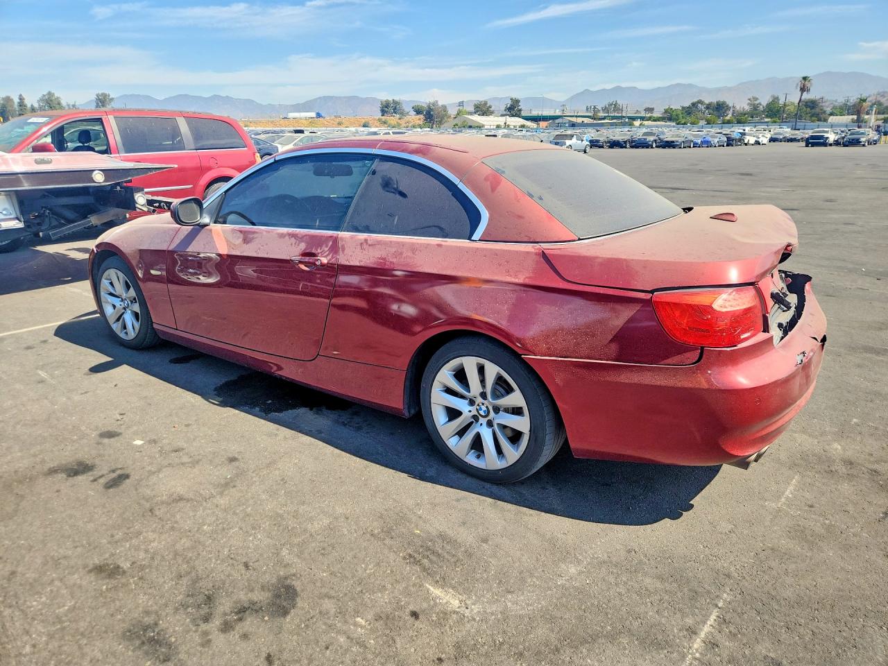 2013 Bmw 328 I Sulev Red vin: WBADW7C55DE732968