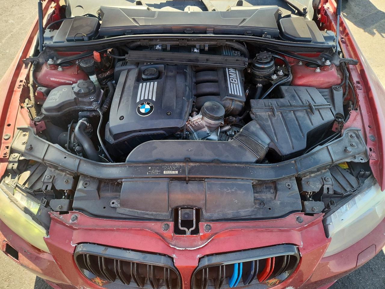2013 Bmw 328 I Sulev Red vin: WBADW7C55DE732968