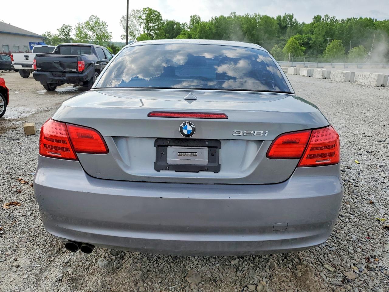 2011 Bmw 328 I Sulev Синий vin: WBADW7C56BE443689