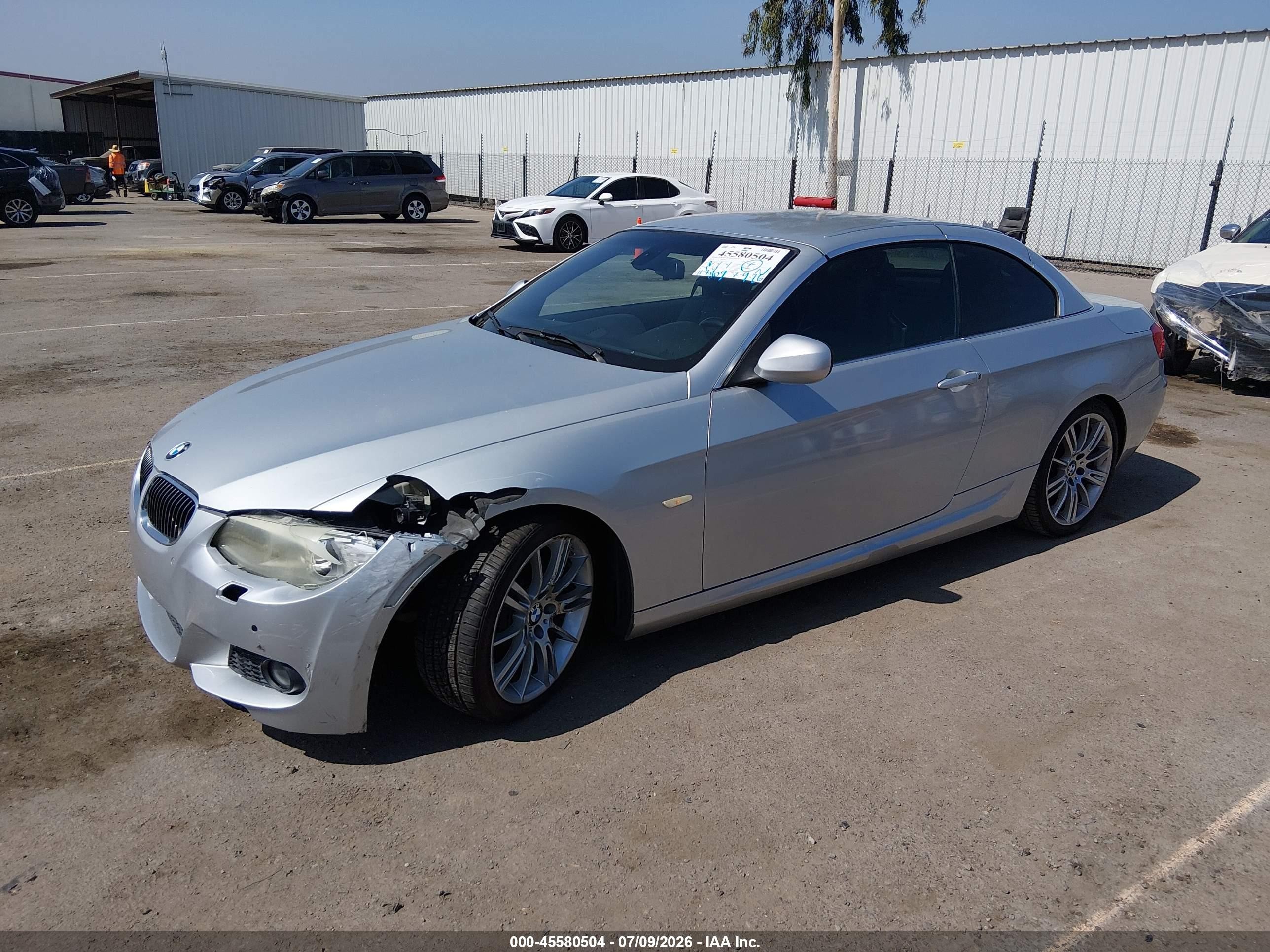 2011 Bmw 328i   Silver vin: WBADW7C57BE543185