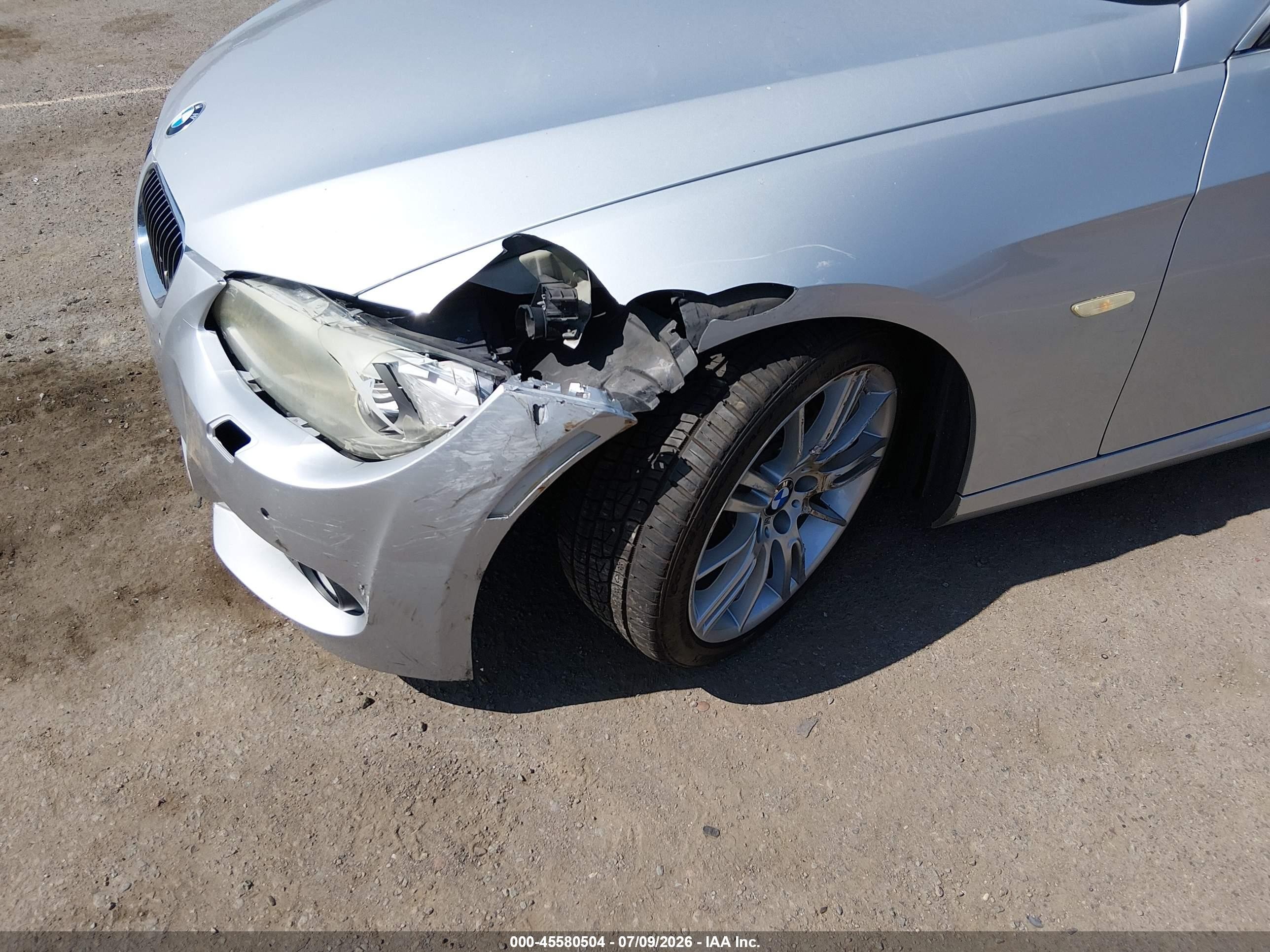 2011 Bmw 328i   Silver vin: WBADW7C57BE543185